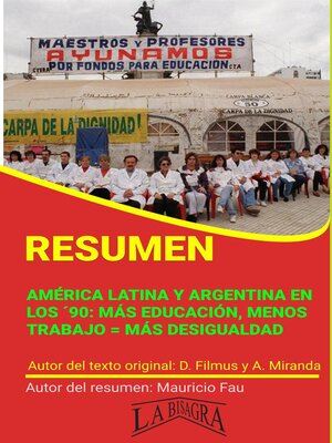 cover image of Resumen de América Latina y Argentina en los ´90